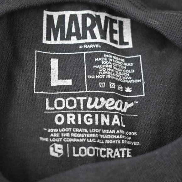 Marvel Deadpool Graphic T-Shirt Size L Excellent Condition Loot Crate Lootwear - Picture 4 of 4